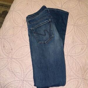 Citizens Of Humanity Dark Blue Boot Cut Jeans